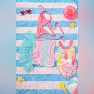 Beach Trio Swimsuit Bundle – Size 6 / 6X (girls)